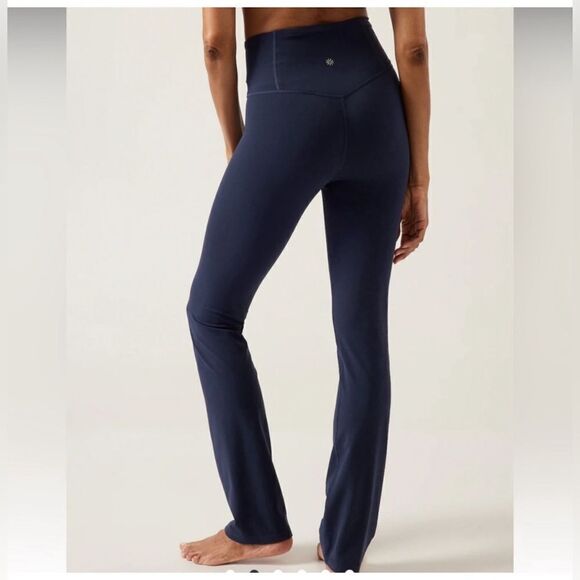 Athleta Pants - NWT Athleta Elation Straight Leg Pant Small Petite.  Navy
